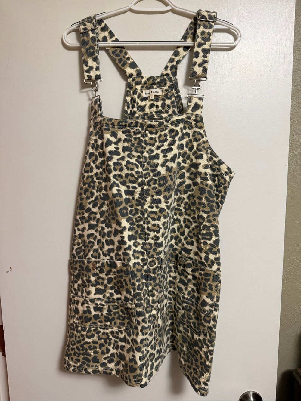 Cheetah Overall Dress